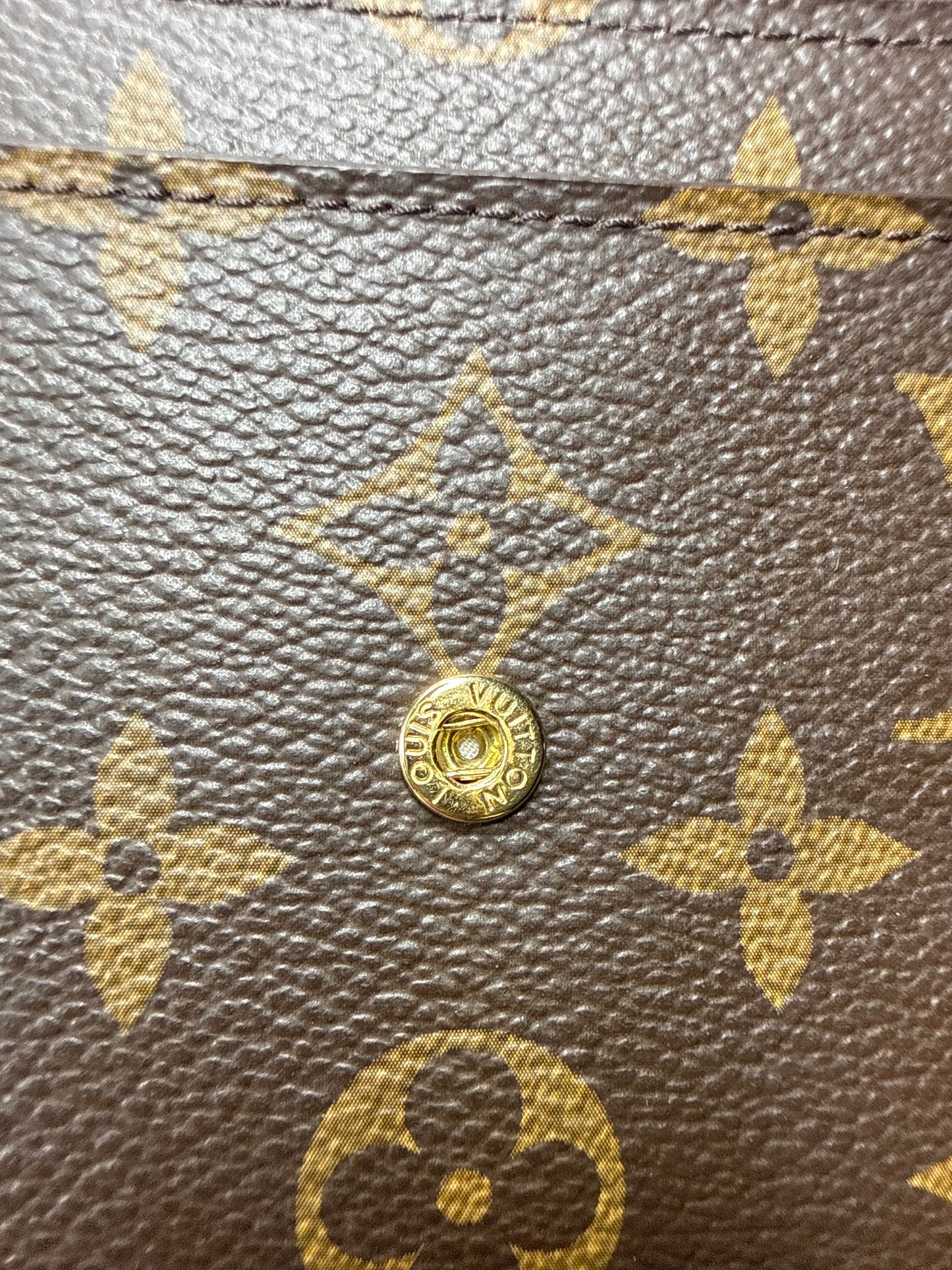 Louis Vuitton Monogram Compact Wallet Set | Elise & Porte-Monnaie Plat Card Holder – Excellent Condition