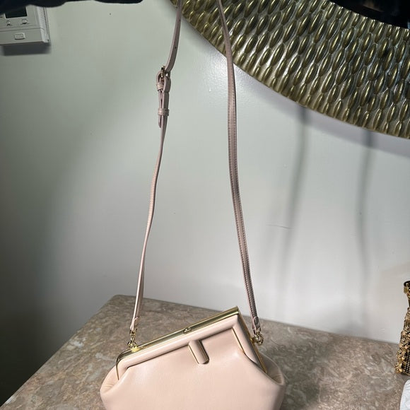 Fendi First Small Leather Bag – Pale Pink