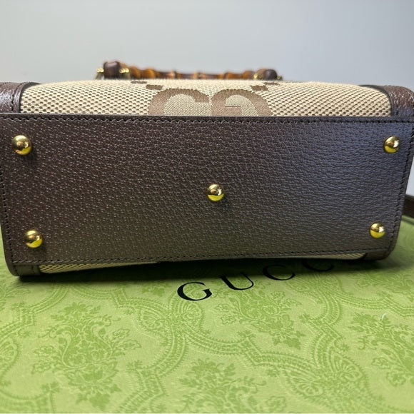 Gucci Diana Mini Tote – Jumbo GG Canvas