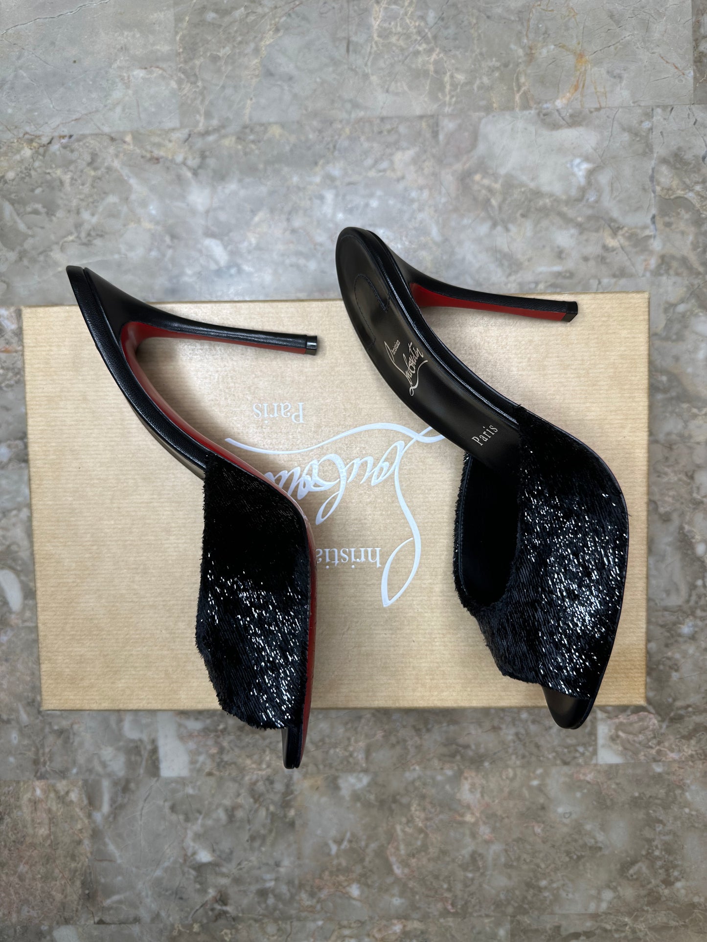 Christian Louboutin Me Dolly 100 Mule Heels | Size 40