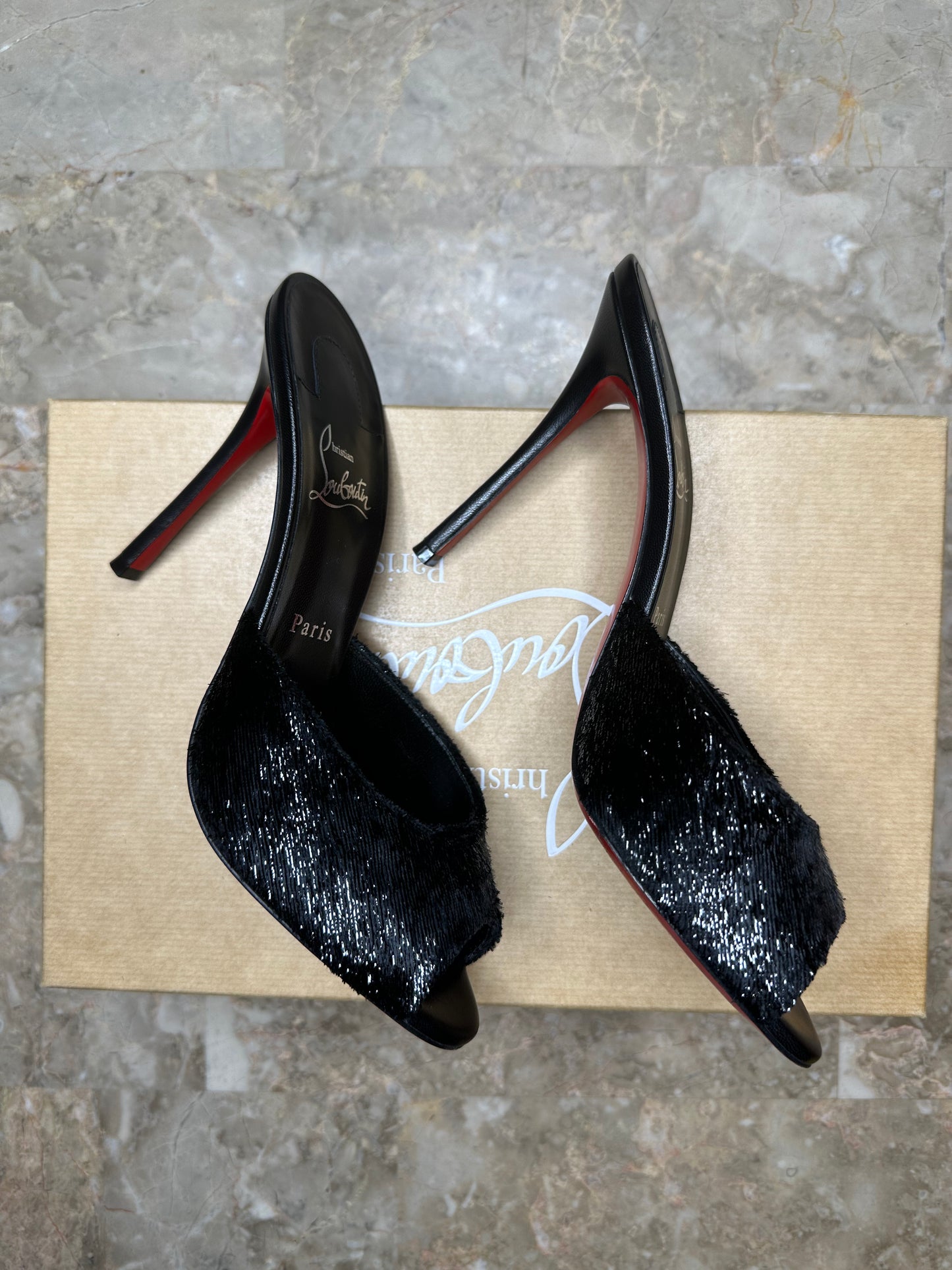 Christian Louboutin Me Dolly 100 Mule Heels | Size 40