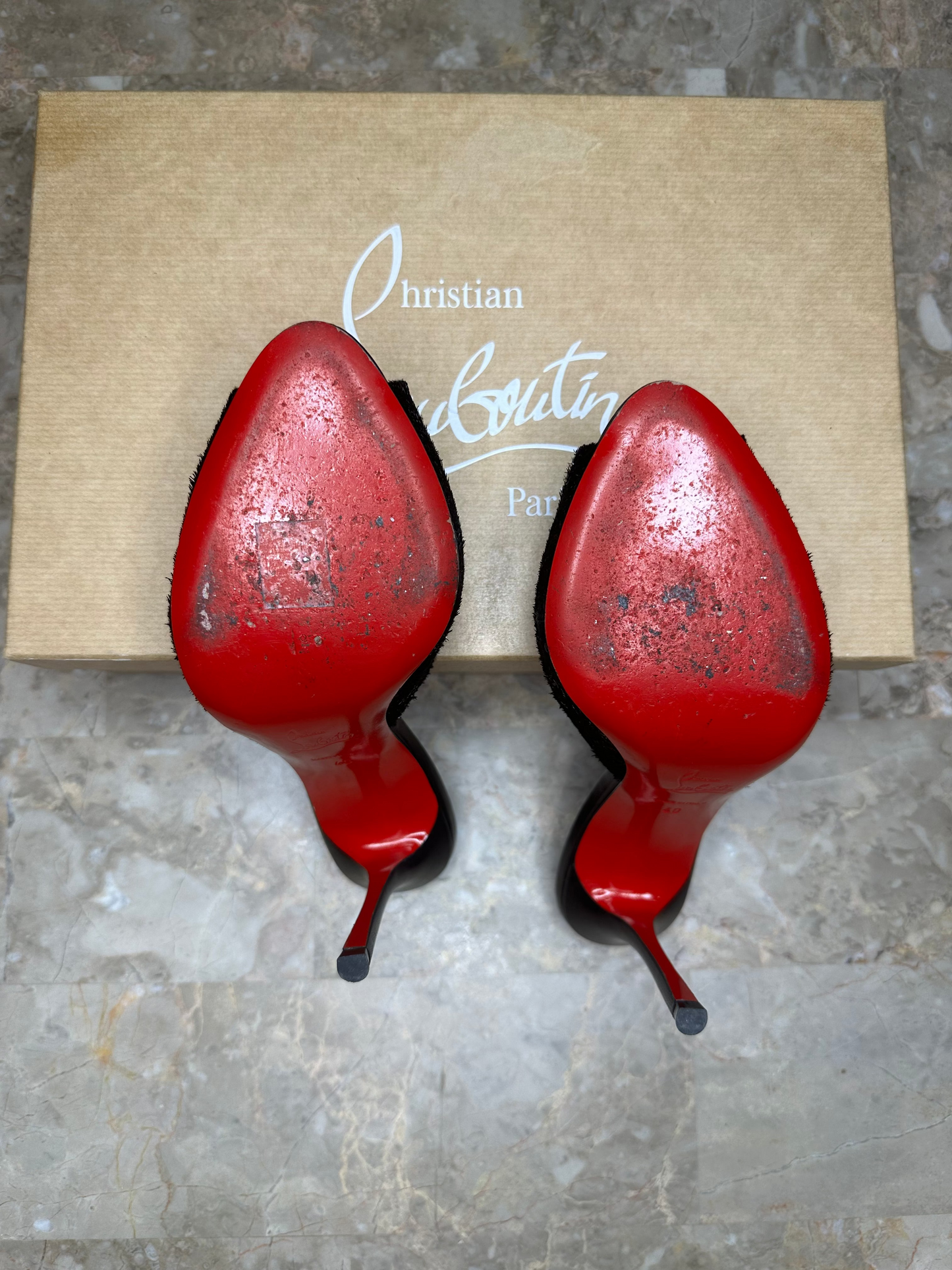 Christian Louboutin Me Dolly 100 Mule Heels | Size 40