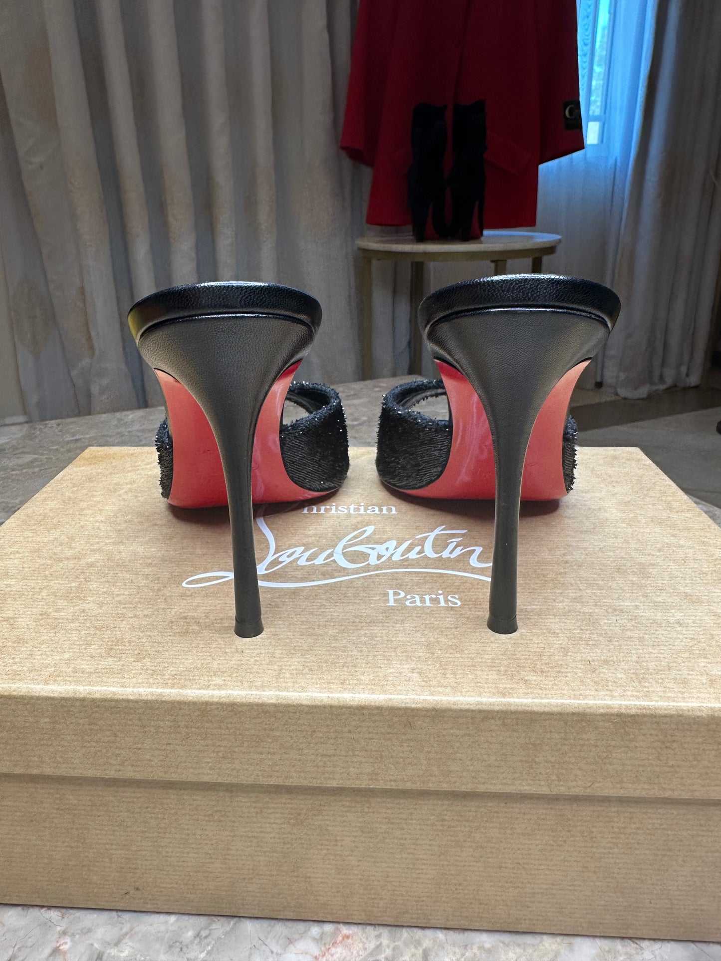 Christian Louboutin Me Dolly 100 Mule Heels | Size 40
