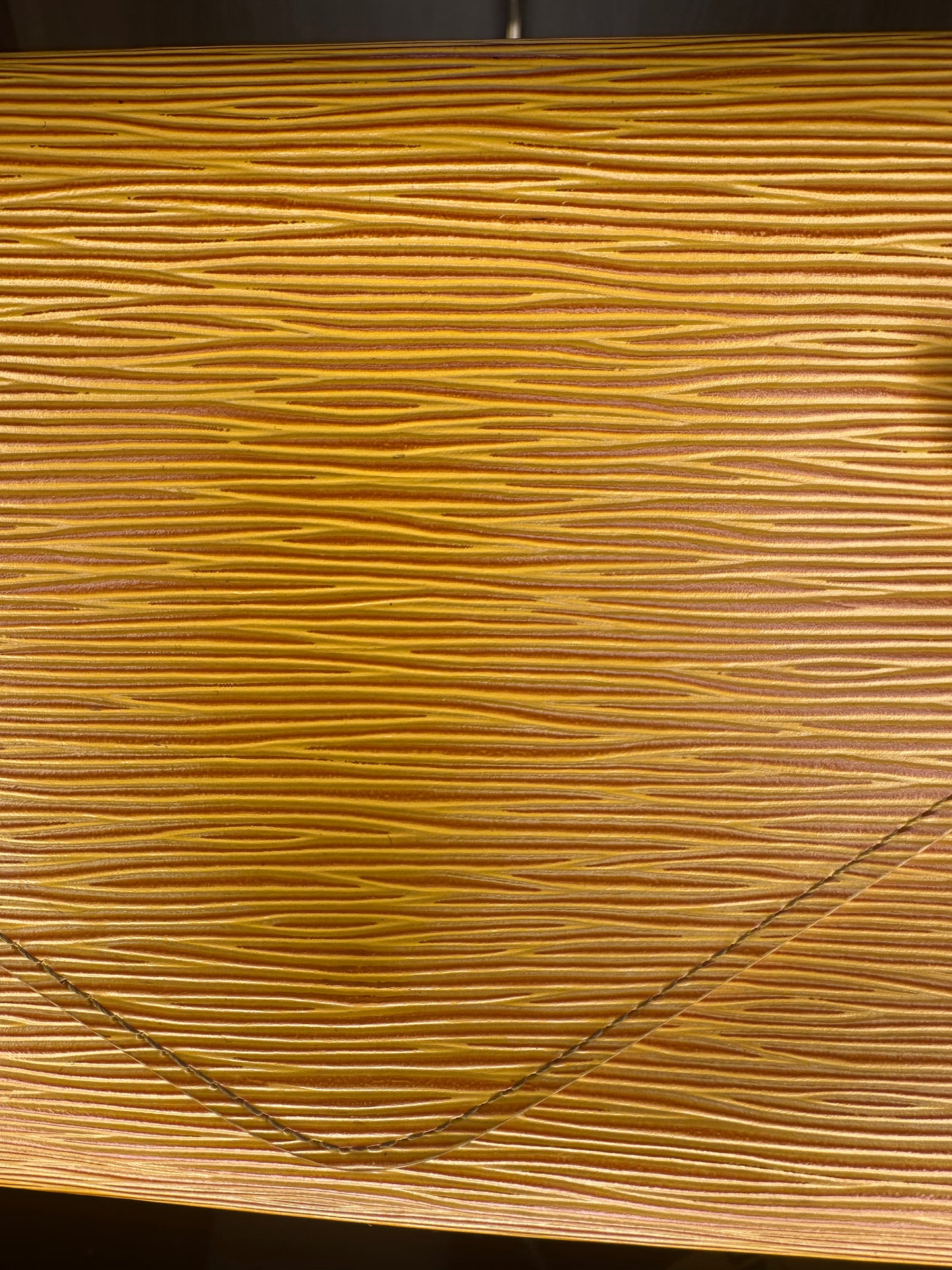 Louis Vuitton Epi Leather Art Deco Clutch Bag | Yellow Vintage Luxury Envelope Clutch