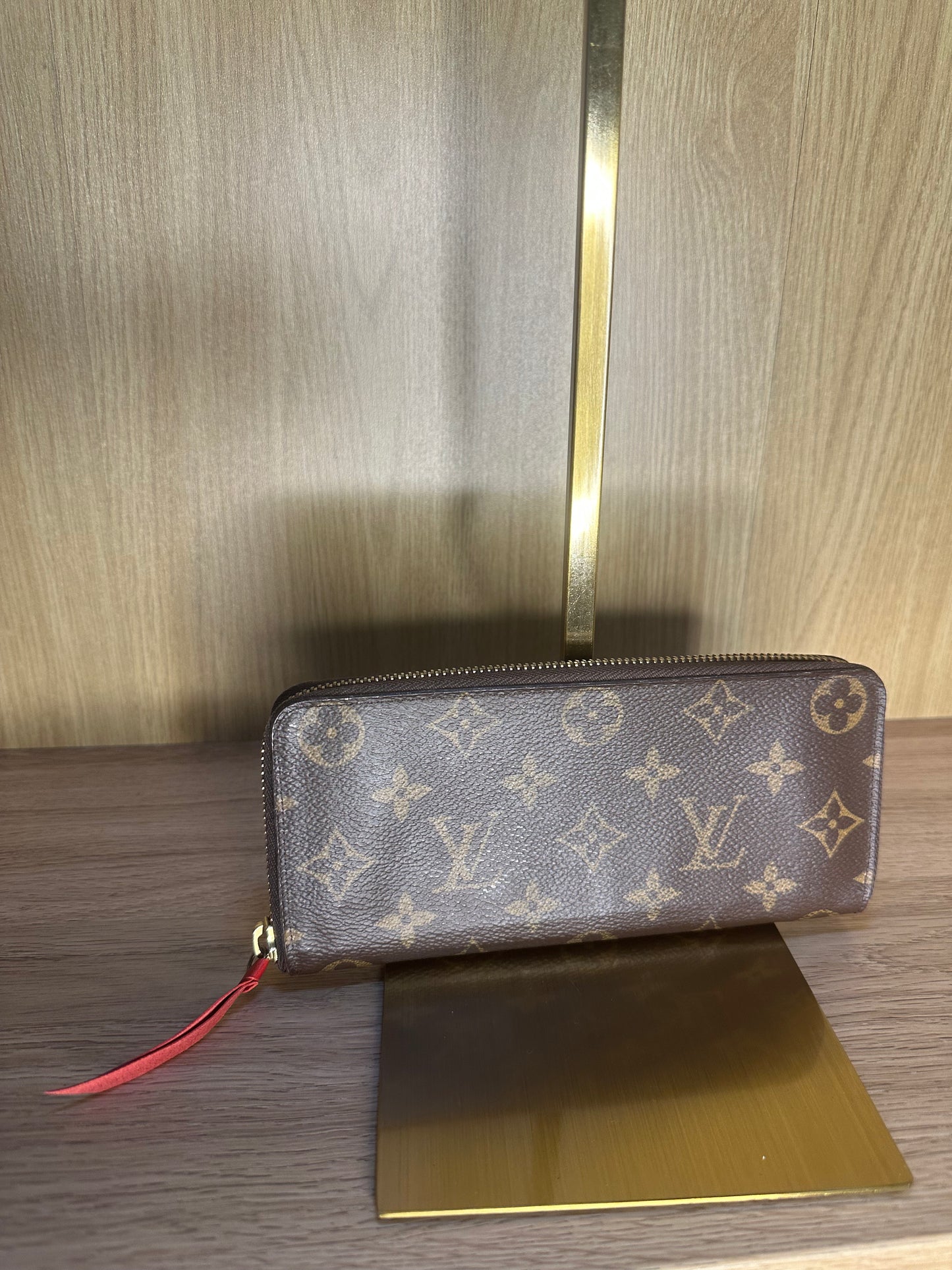 Louis Vuitton Marignan Monogram Canvas Handbag | Coquelicot Red Leather 2-Way Shoulder Bag