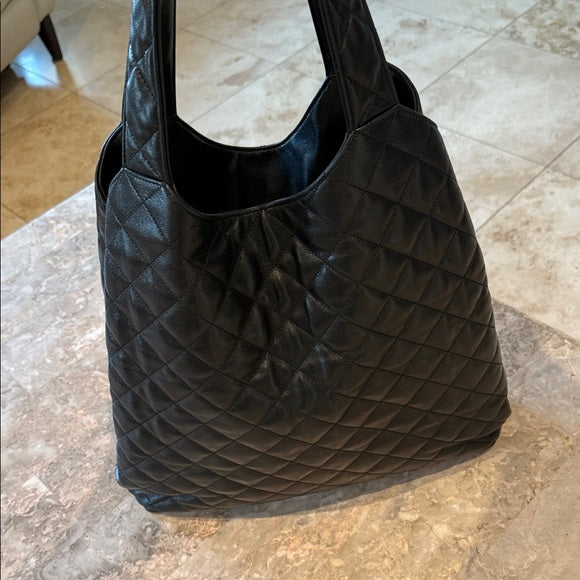 Saint Laurent Icare Maxi Quilted Tote