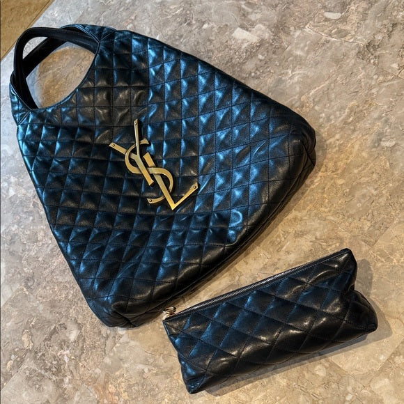 Saint Laurent Icare Maxi Quilted Tote