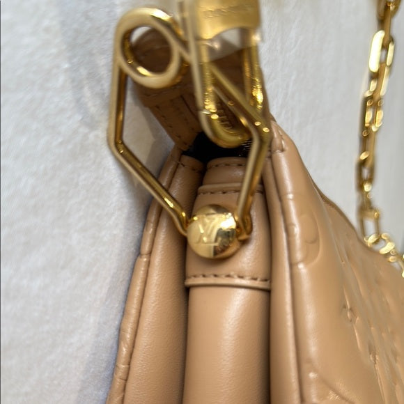 Louis Vuitton Coussin PM – Camel Quilted Monogram