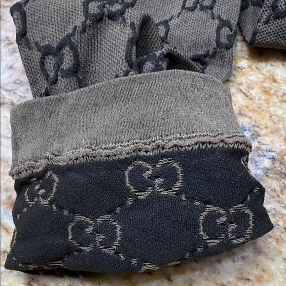 Gucci Logo Pattern Socks – Unisex, Size Medium (9), 20–22 cm, Unused