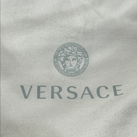 Versace Light Pink Belt – Iconic Medusa Buckle